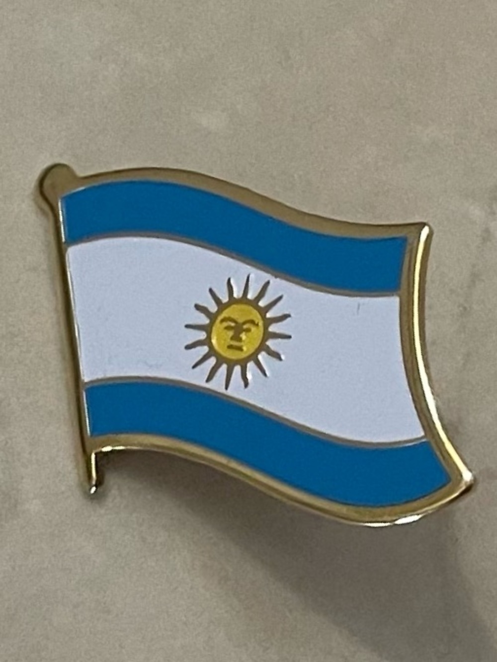 Argentina Flag Lapel Pin - Metal